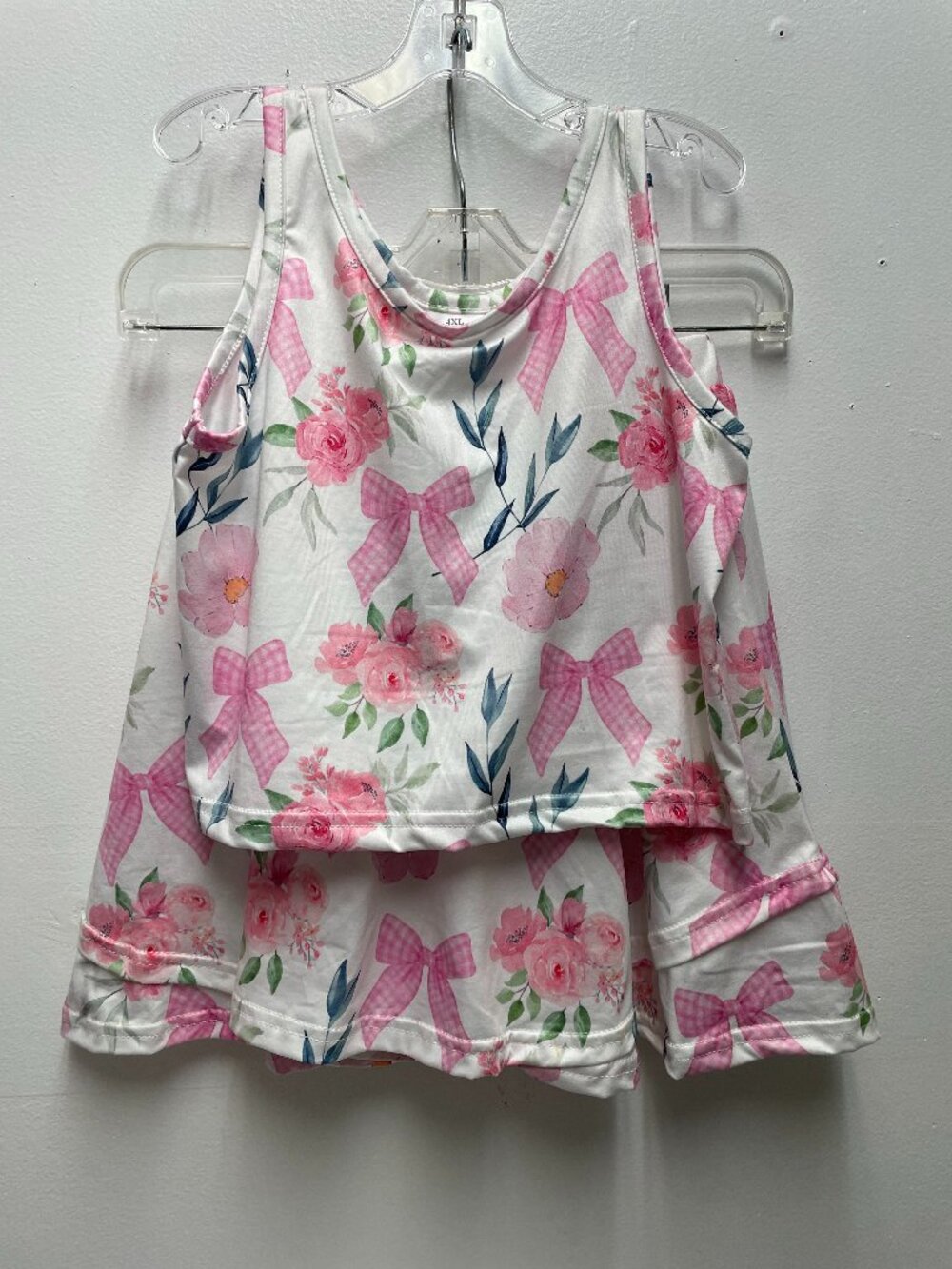 Girls Floral Skort Set